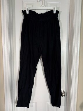Billabong Black Desert Adventure Paperbag Waist Pants Size M